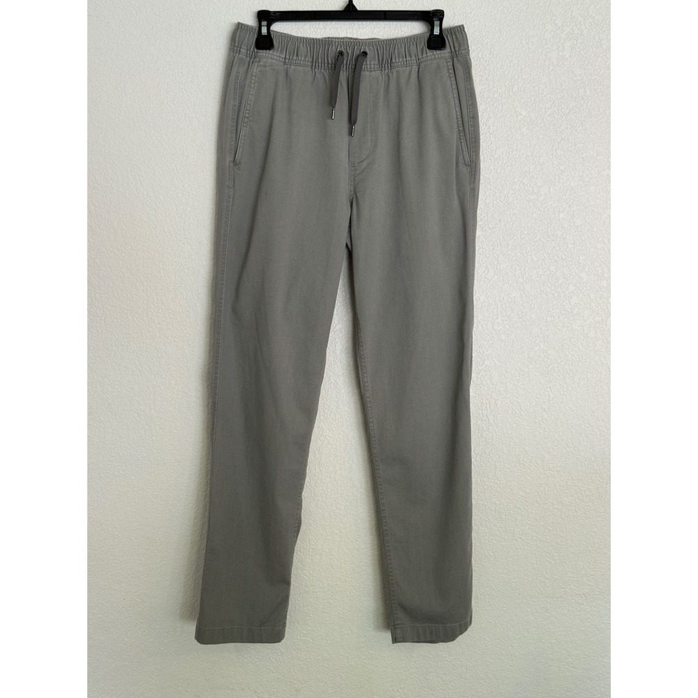 Linksoul Drifter Pant Mens Medium Grey Elastic Waist Drawstring Jogger Chino